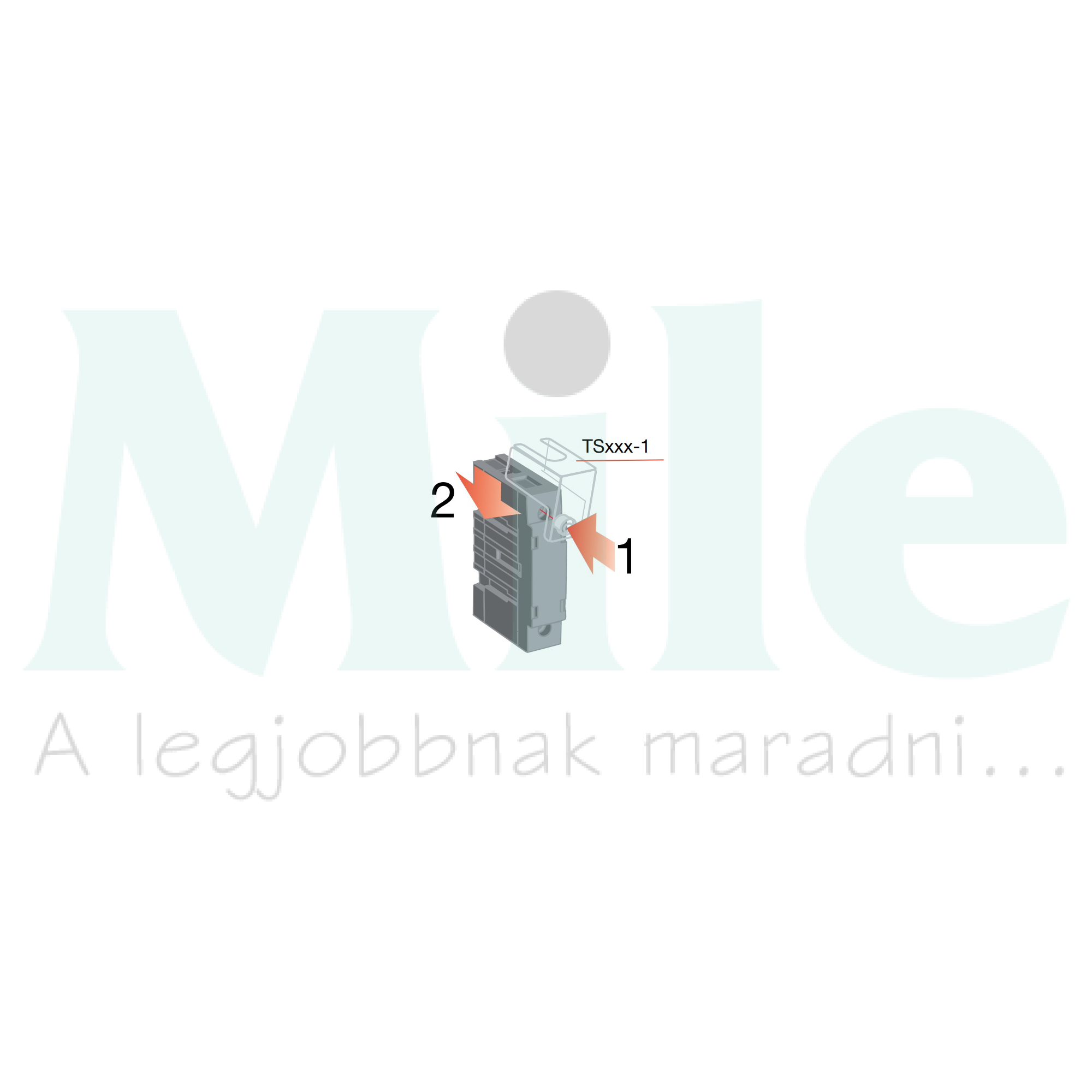 Védőburkolat alsó v. felső 1-pólus M100…125-höz TS125-1 MERSEN