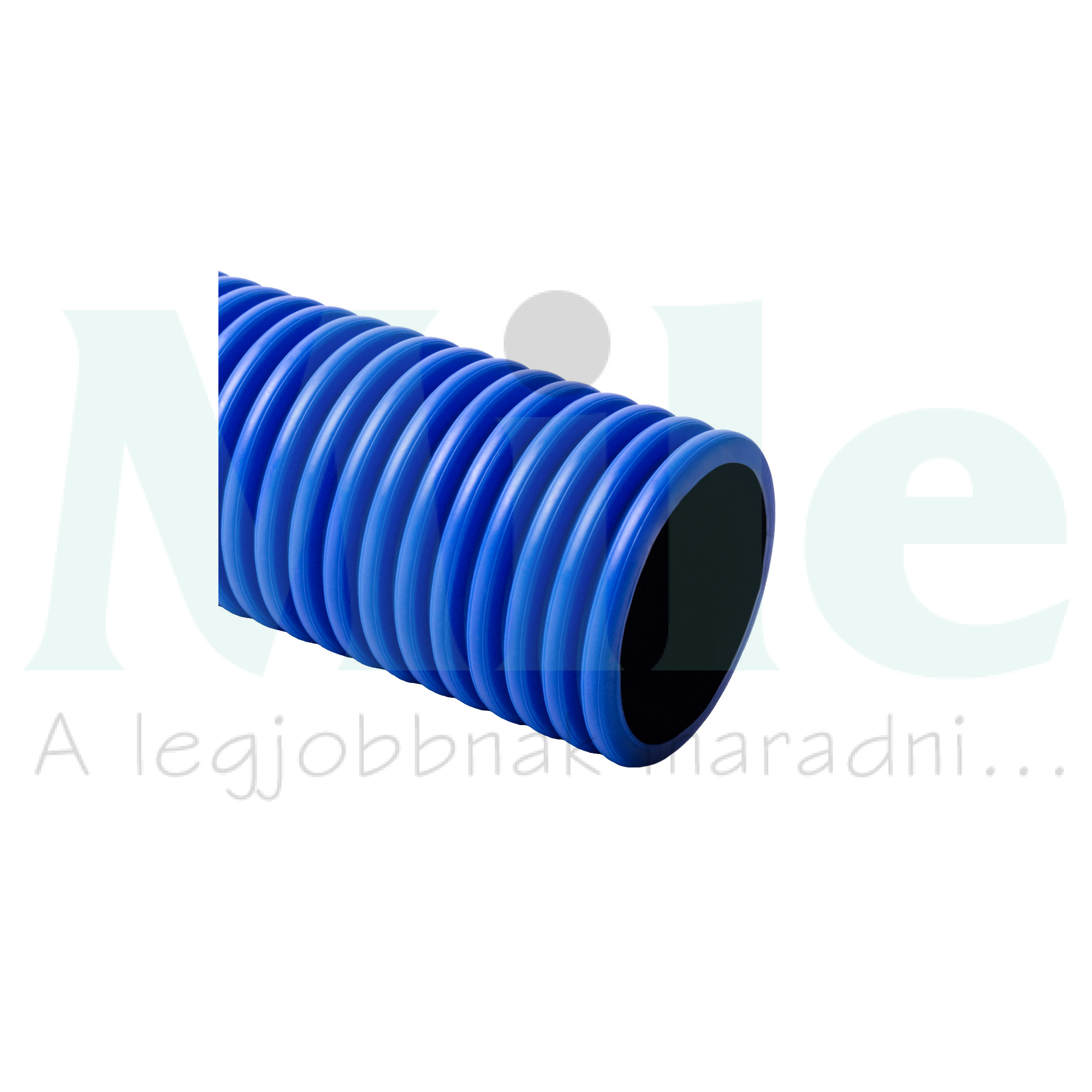 Védőcső 50m 40mm/ kívül hullámos, belül sima kék polietilén (PE) hajlítható KOPOFLEX KOPOS