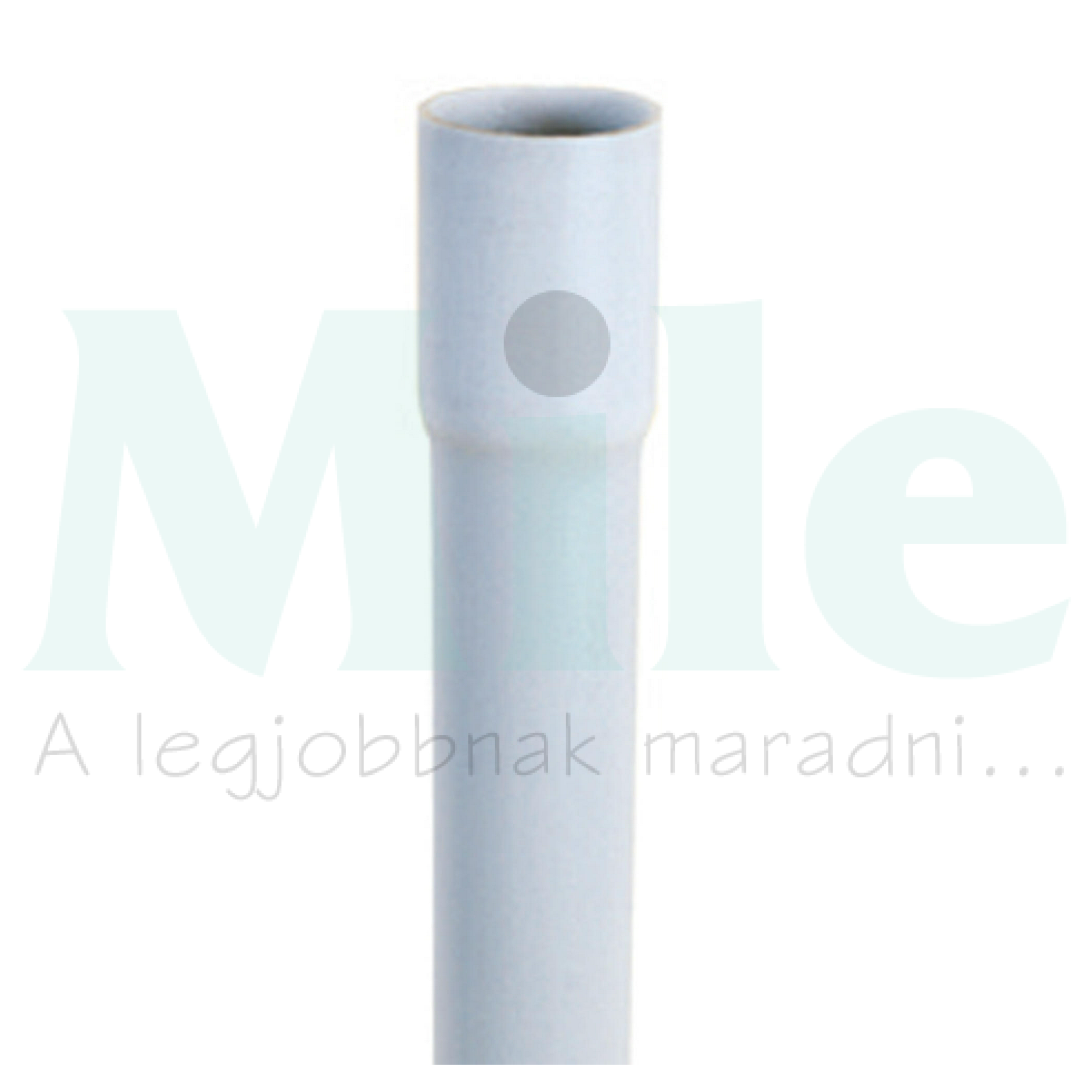 Védőcső (MüII) tokos 2700/75m/2,5m UV-álló 16mm/ 13mm PVC szürke merev RK9 GEWISS