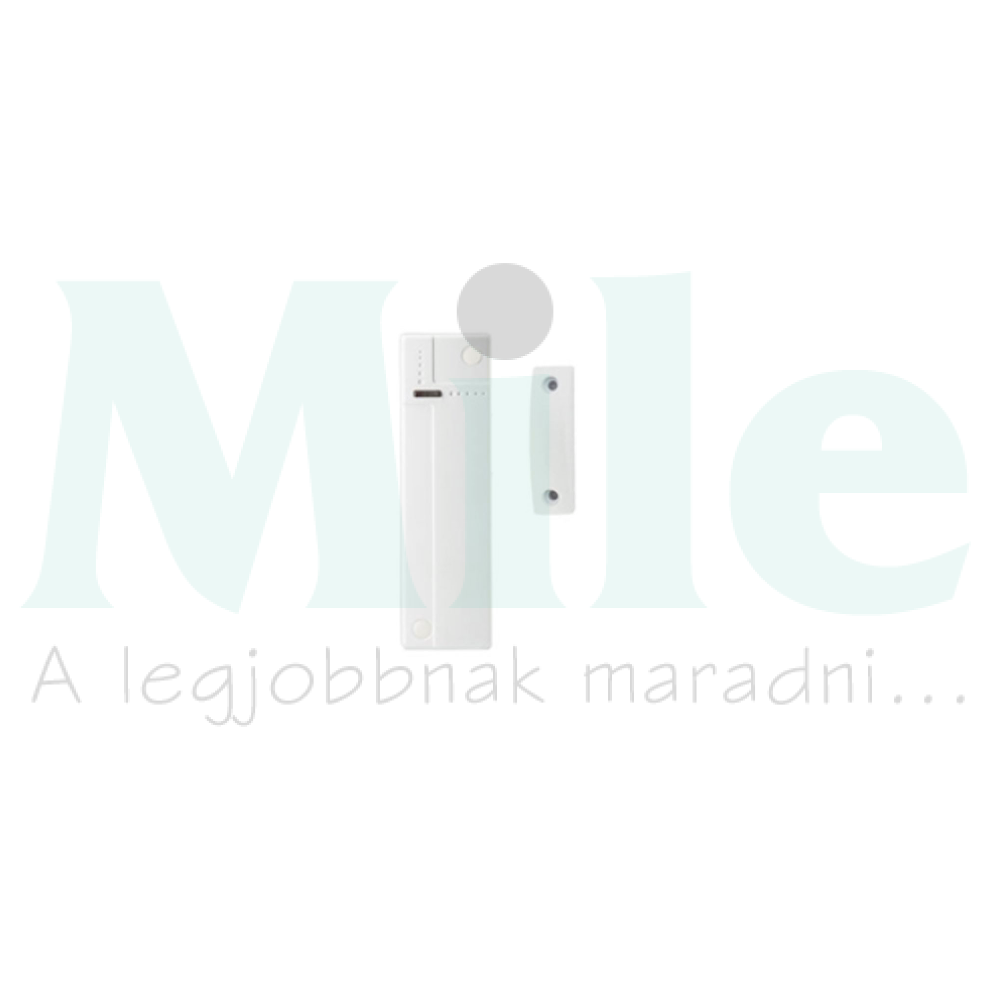 RF nyitásérzékelő 868MHz 3V/5év/CR2 Li elem 107x32x22mm 1051-hez falonkívüli fehér URMET