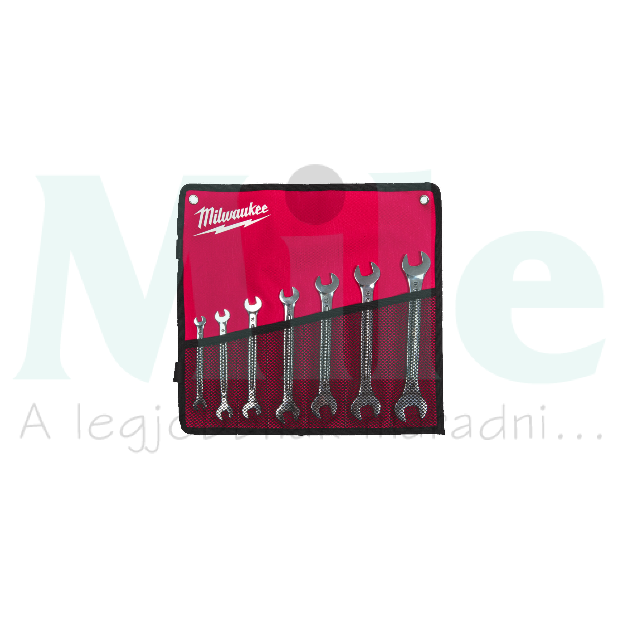 Villáskulcs készlet kettős 7db 6-19mm textil csomagban Milwaukee