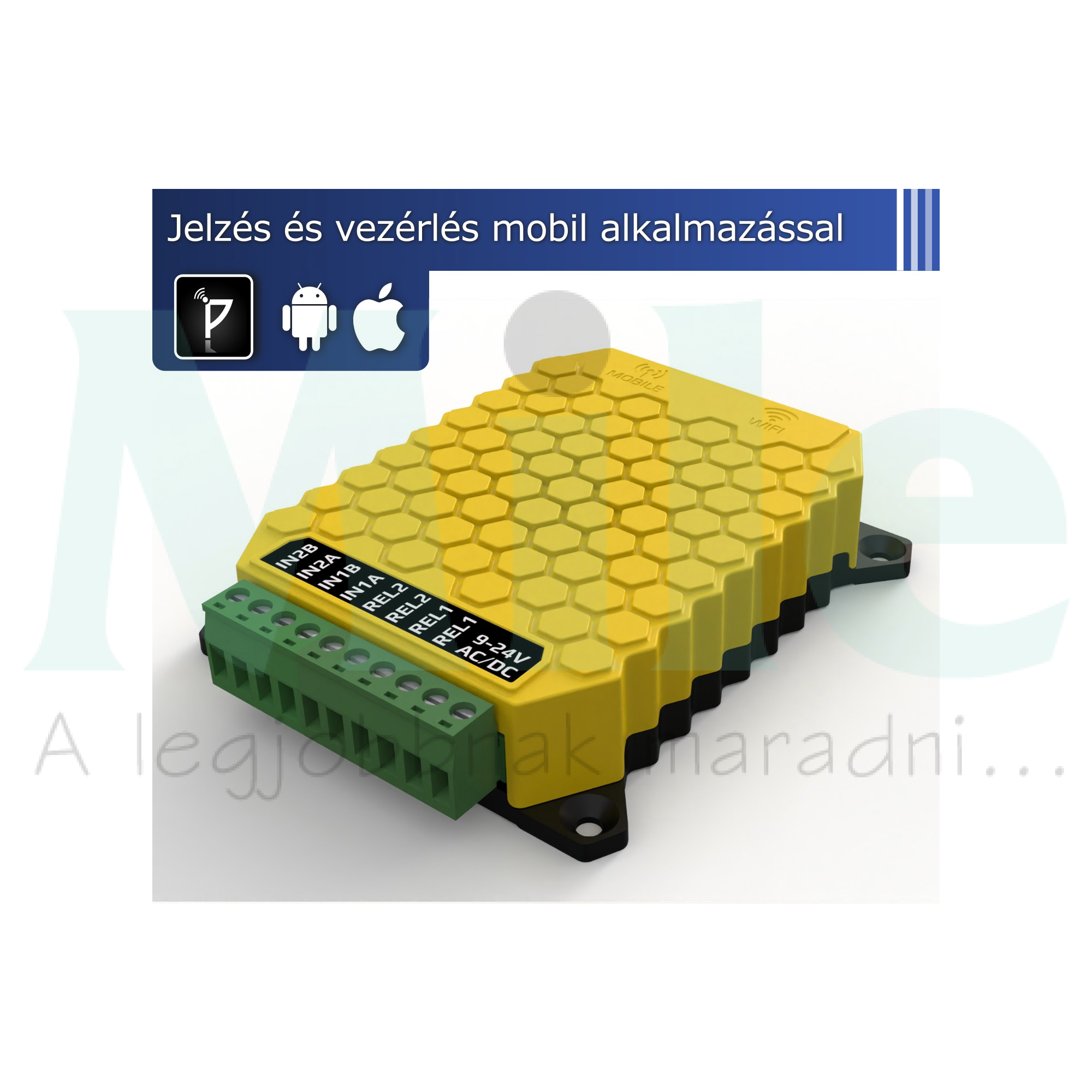 WiFi/4G/(Bluetooth) kapuvezérlő 1kapuhoz 1000felhasználó  Door Master SECURECOM