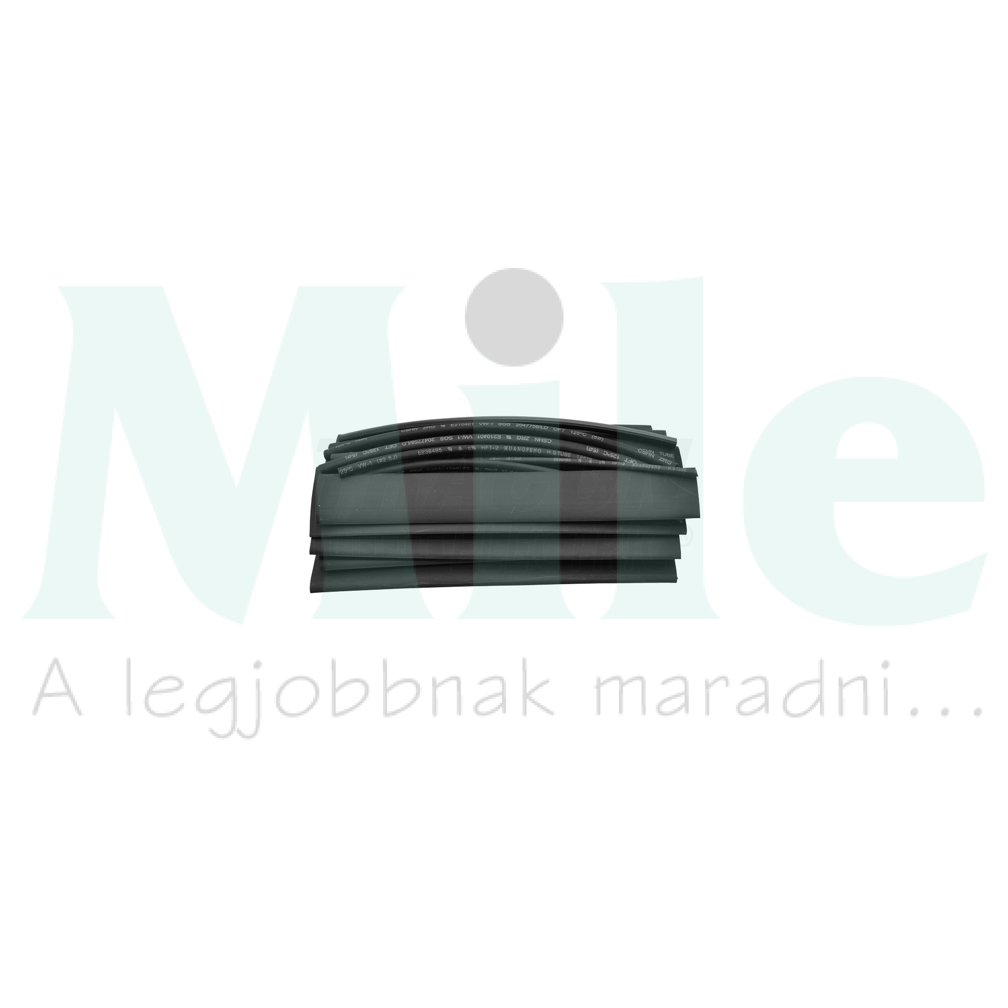 Zsugorcső készlet 15 db vékonyfalú zsugorcső 2:1-zsugor gyantás TRACON