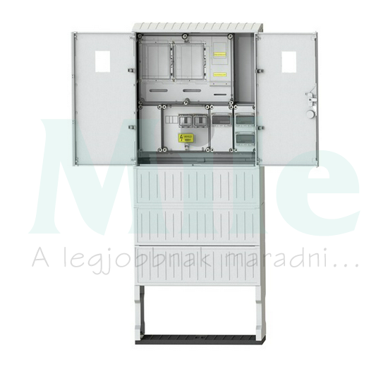 1/3F mérőszekrény 1xM63.80A+1xV63.80A földkábeles álló 1 PVT-K-L Á-V Fm-Fi-80A Csatári Plast