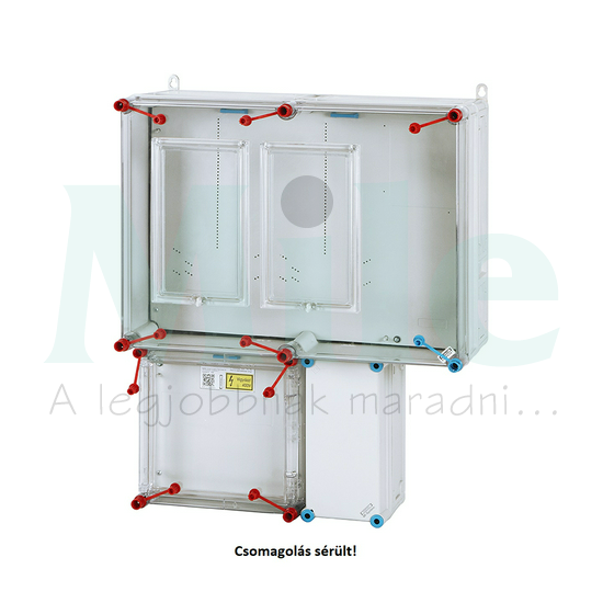 1/3F mérőszekrény csomagolás sérült 1xM80+1xH63A szabadvezetéki 1-szintes 2M HB33K0-U Hensel