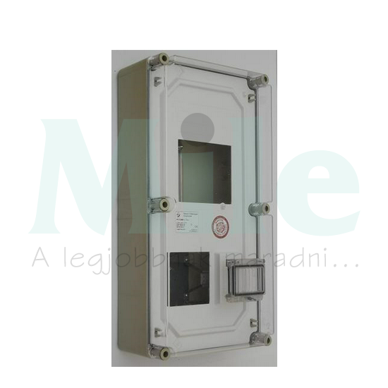 1/3F mérőszekrény éjszakai 1-szintes 1-mérőhely PVT 3060 - VFm Csatári Plast