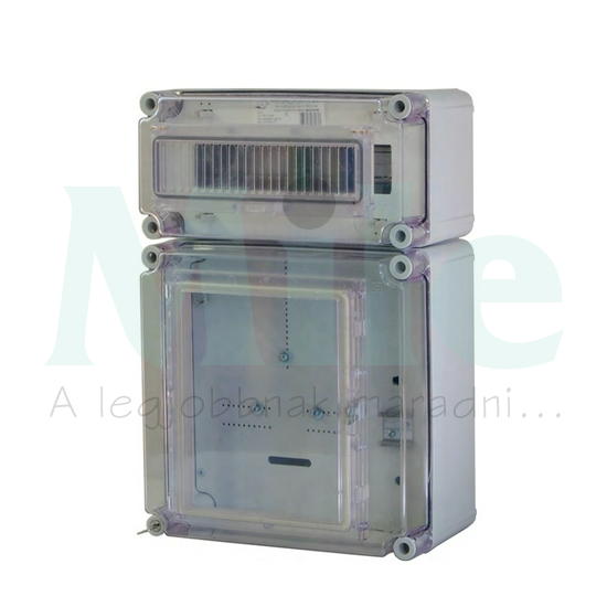 1F mérőszekrény EON EM-ablak kulcsos zár kism. alsó maszk PVT EON 3030 ÁK 12 - F Csatári Plast