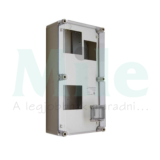 1F mérőszekrény kombinált vezérelt 1-szintes 1-mérőhely PVT 3060 Á-VÁ Fm Csatári Plast