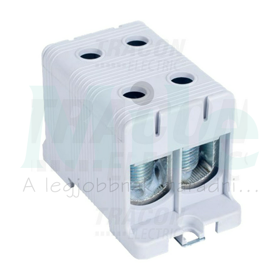 Fővezetéki leágazókapocs 320A/400VAC 2x2x35-150mm2 Al/Cu szürke 1P 150mm2 TRACON