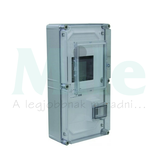 3F mérőszekrény elektronikus 1-szintes 1-mérőhely PVT 3060 EM - Fm Csatári Plast