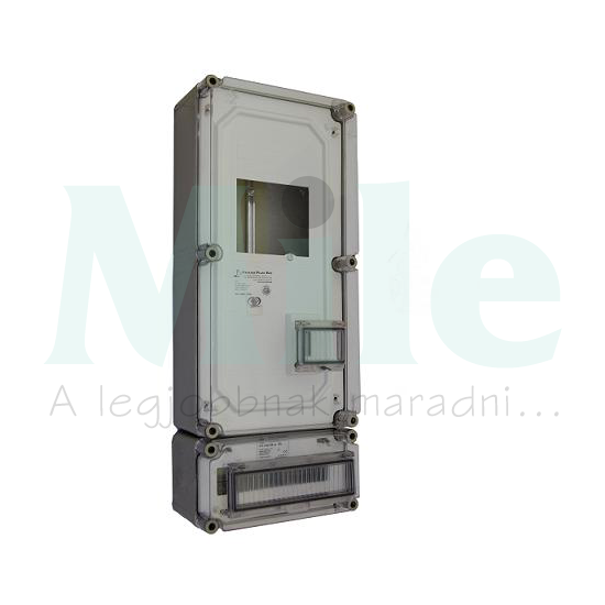 3F mérőszekrény +kismegszakítók 1-szintes 1-mérőhely 1M 1 PVT 3060 ÁK 12 - A Csatári Plast