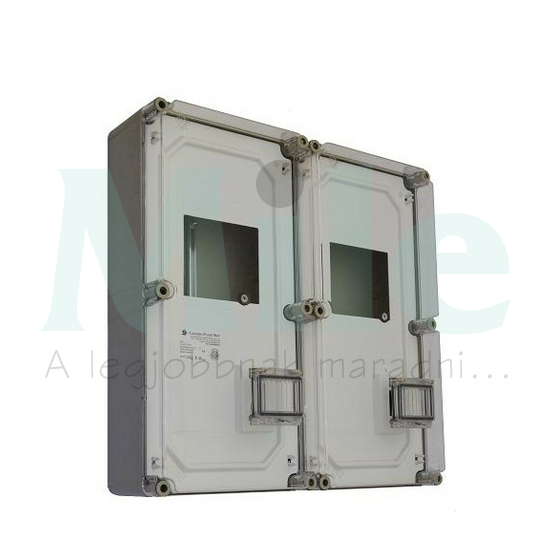 3F mérőszekrény kombinált vezérelt 1-szintes 1-mérőhely PVT 6060 Á-V Fm Csatári Plast