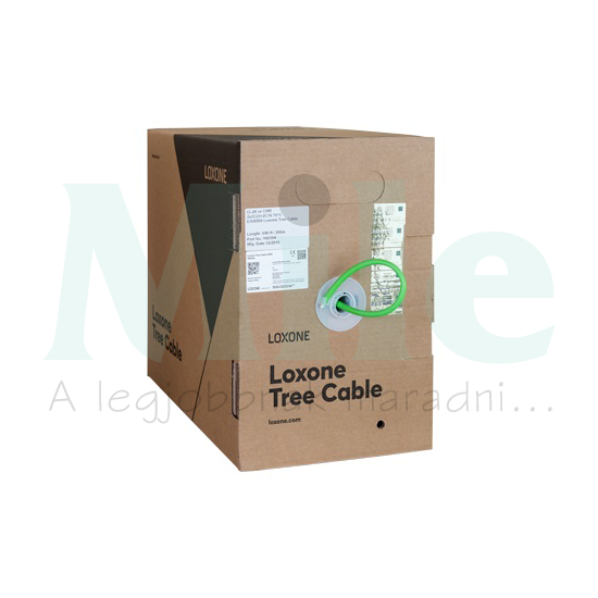 Adatátviteli kábel Loxone Tree 2x1,5m2+2x2x0,6+2x2x0,6mm 200m  Tree LOXONE