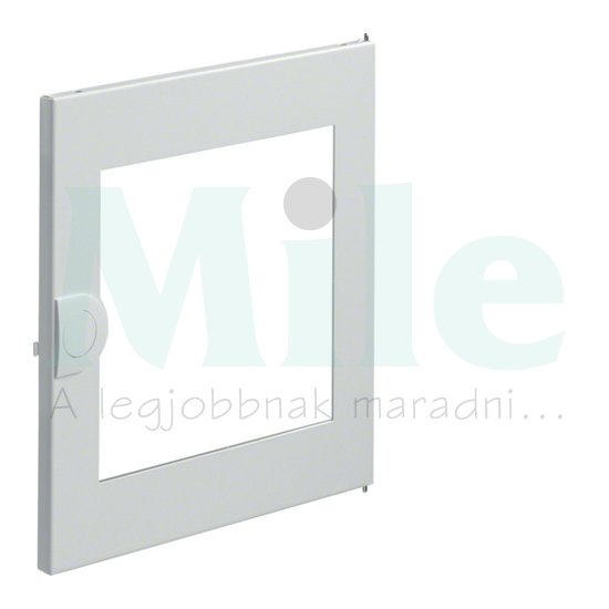 Ajtó 1soros átlátszó fehér 288mmx 296.5mmx Volta Hager