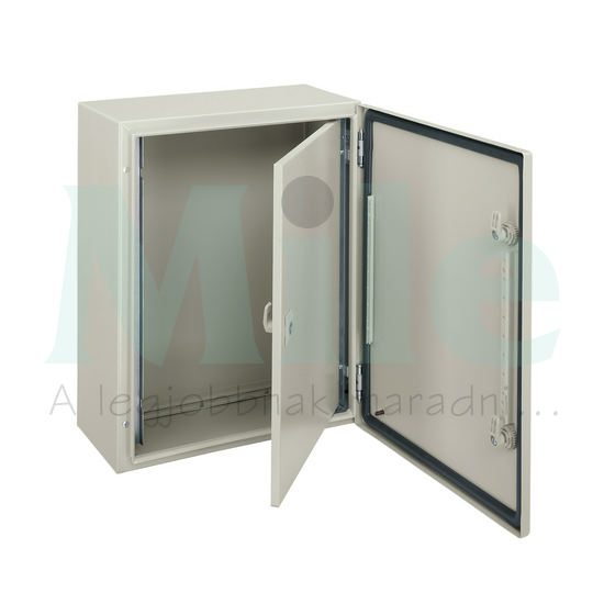 Ajtó belső teli porszórt acél szürke IP66 800mm-sz 1200mm-ma Spacial CRN Schneider