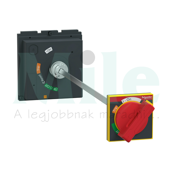 Ajtókuplung forgató hajtás NSX400...630-hoz tengellyel piros/sárga ÚjGen Compact NSX Schneider