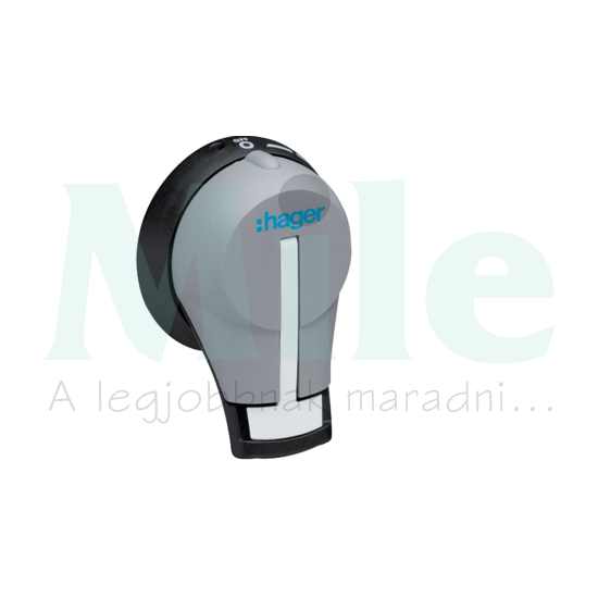 Ajtókuplungos forgató hajtás HFD306/HFD406-hoz tengely nélkül zárható ajtózárral HZC Hager