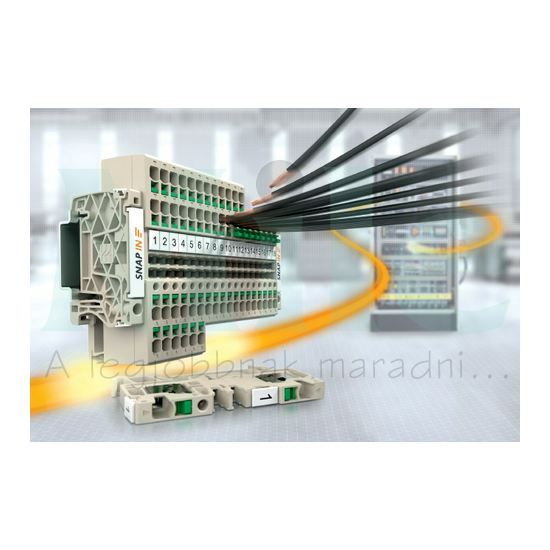 Akciós sorkapocs csomag rugós 540-darabos 24A 800V bézs rugószorításos Snap In Weidmüller