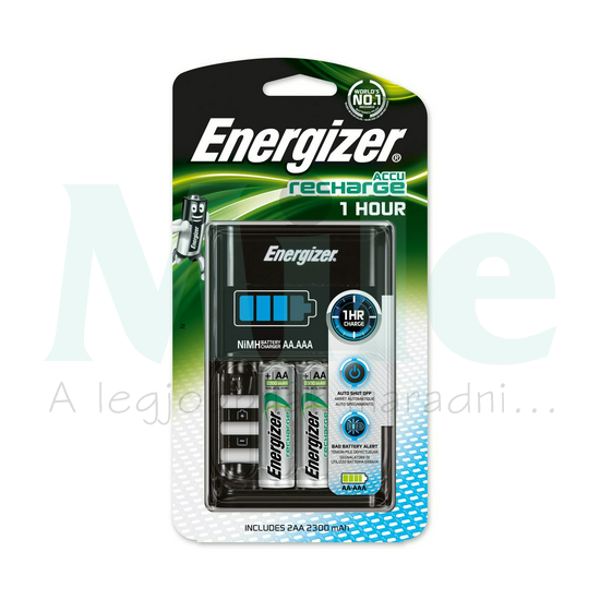 Akkumulátortöltő AA (ceruza/AAA (mikro) +2db 2300mAh AA 60min 1HOUR R2U Energizer