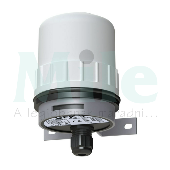 Alkonykapcsoló falra kültér 1z falonkívüli műanyag szürke GFK-3 Ganz KK