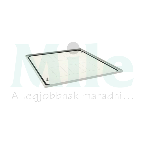 Alsó/felső kábelbevezető lemez állítható porszórt acél 450mm x 18mm x 600mm Quadro+ Hager