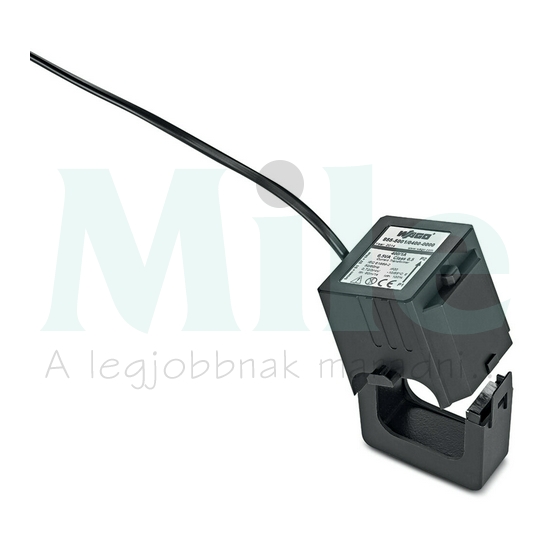 Áramváltó nyitható kábelre szerelhető 400A/ 1A 0.5VA 0,5-osztály Bontható áramváltó WAGO