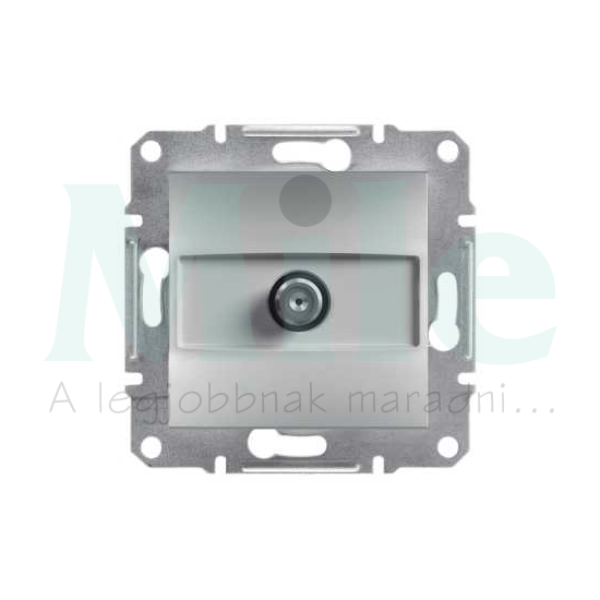 Asfora antenna aljzat SAT süllyesztett komplett alumínium 1-kimenet végzáró 1dB/860MHz Schneider