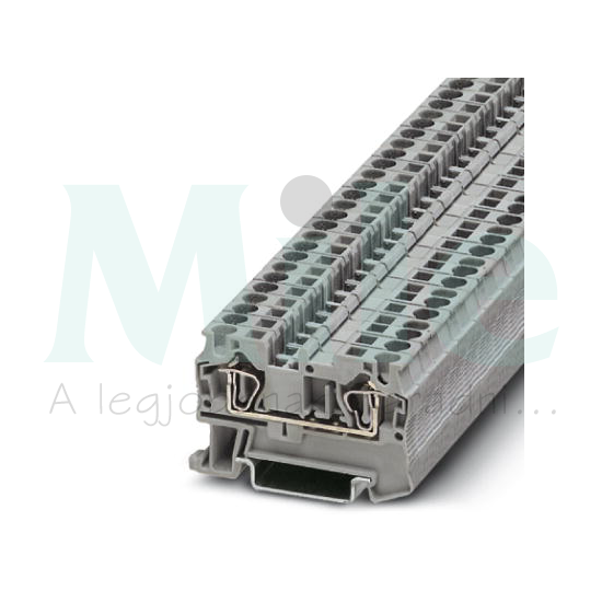 Átmenő sorkapocs TS35 1-szintes 32A 0.14-4mm2 szürke rugószorításos ST 4 PHOENIX CONTACT