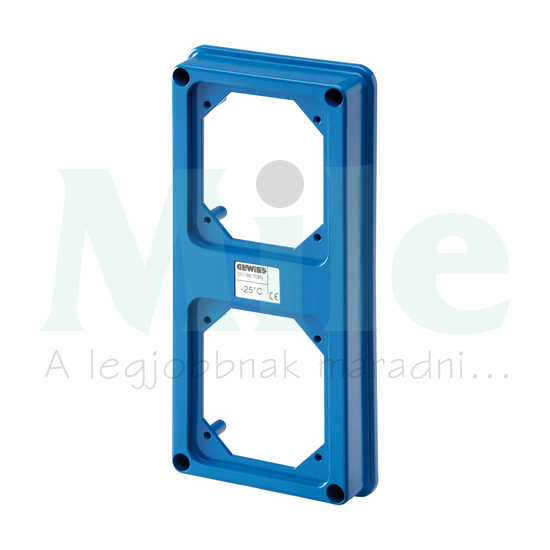 Beépítőkeret 2-es SBF CEE 32A-hez IP67 CEE 32A-hoz SBF GEWISS