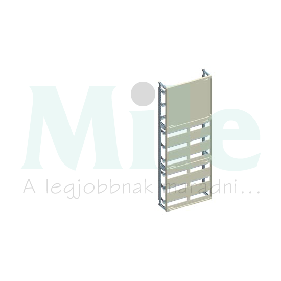 Beépítőkészlet 1350mmx 750mmx 210mm 27-kalapsín 12-modul/sín kivágottfedlél ALPHA 400 SIEMENS