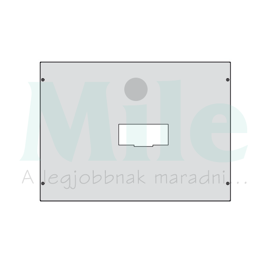 Beépítőkészlet h1600 LSI komp. motoros megszakítóhoz függ. 600mm 800mm x 100mm Quadro Hager