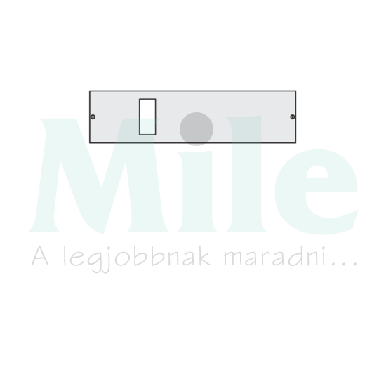 Beépítőkészlet x160/HDA/HHA/HNA megszakító vízsz Quadro Hager