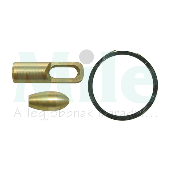 Behúzószál BAYER-perlon szalagból, keresőrugó nélkül 4mm/ 30m védőcső-hoz Haupa