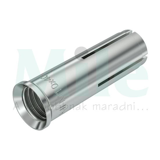Beütős dübel M10 40mm-tengelyhossz galván/elektrolit horganyzott acél EA II M 10x40 OBO-BETTERMANN