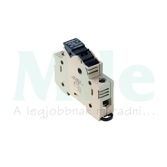 Biztosítós sorkapocs TS35 bézs G-biztosítóbetét 10,3x38mm csavaros WSI 25/2 10X38 1KV Weidmüller