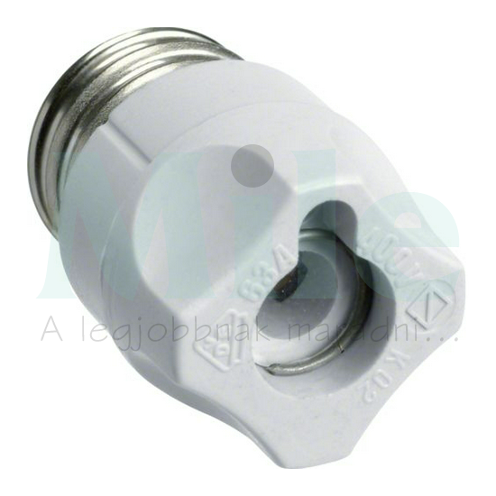 Biztosítósapka csavaros E27 25A vizsgáló nyílással DII műanyag LE Hager