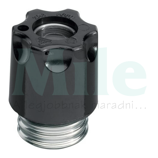 Biztosítósapka csavaros E27 25A vizsgáló nyílással plombálható DII műanyag LE Hager