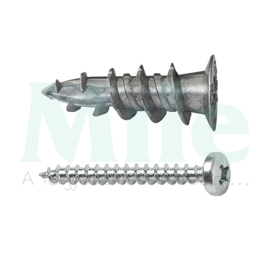 Gipszkarton tipli önfúró 16x37mm cink +4,5x35mm csavar (6db) 37mm-ho csavarral GKDZ CELO