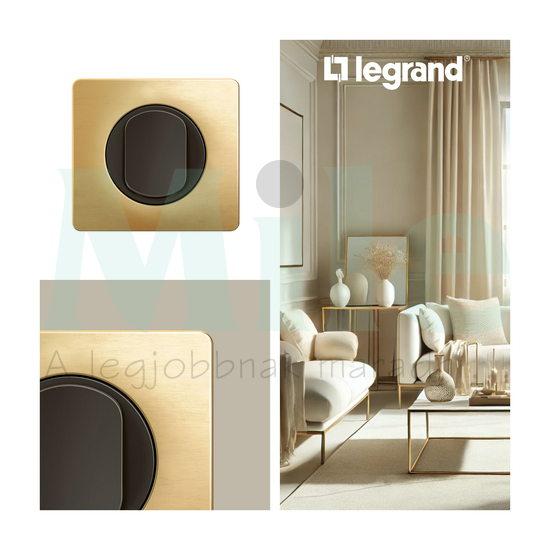 Céliane 1-es keret selyemfényű réz