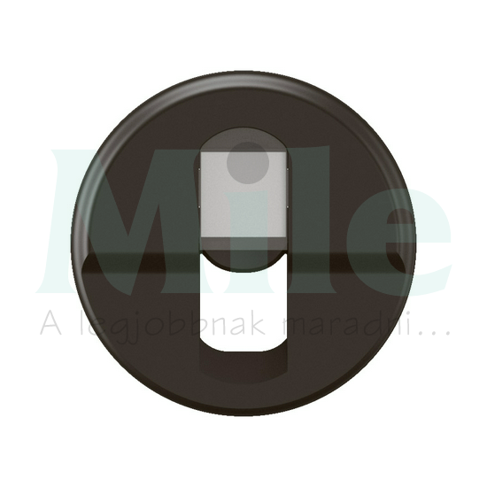 Céliane 1xRJ45 aljzat burkolat, fekete