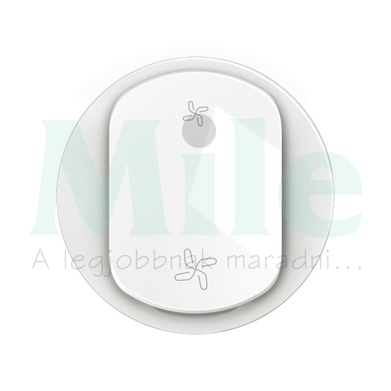 Céliane 2 fokozatú ventilátor vezérlő burkolat, 1 mod, fehér