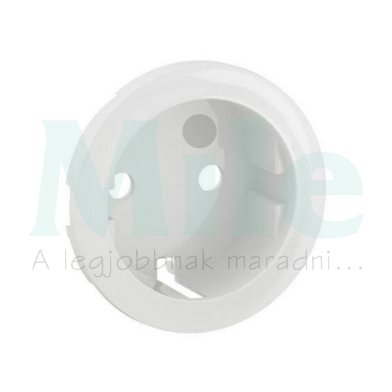 Céliane 2P+F (162) csatlakozóaljzat burkolat, fehér