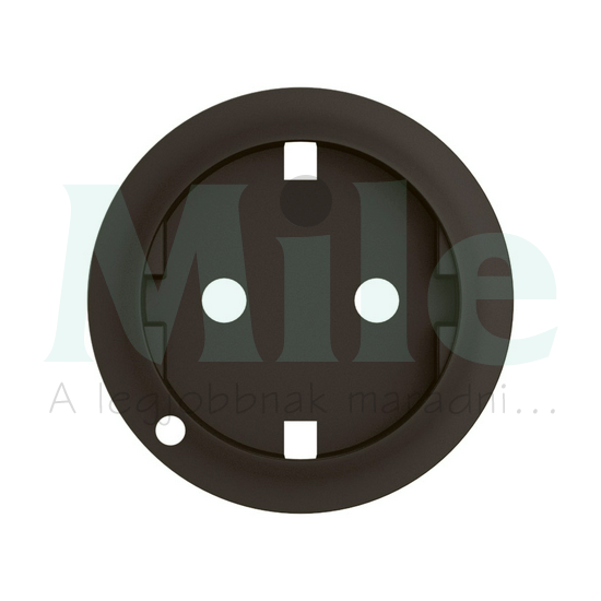 Céliane 2P+F (162) rugós csatlakozóaljzat burkolat, fényjelzős, fekete