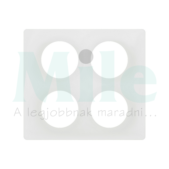 Céliane 2x2-es keret, kristály fehér