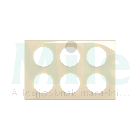 Céliane 2x3-as keret, elefántcsont