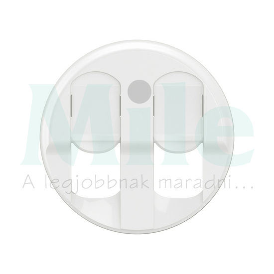 Céliane 2xRJ45 burkolat, fehér