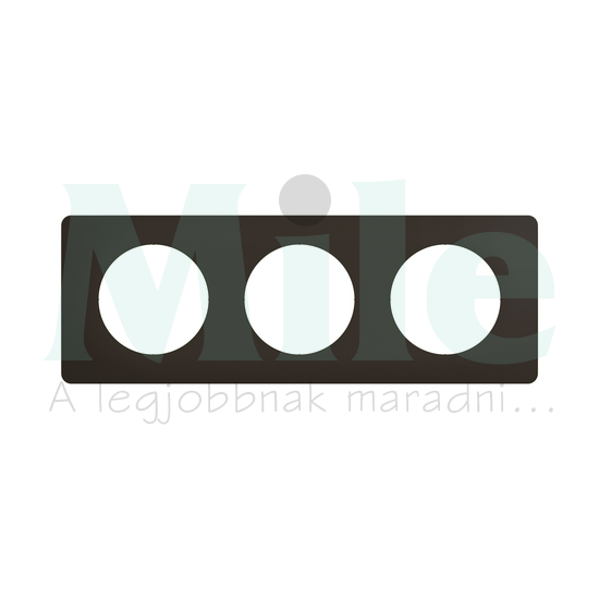 Céliane 3-as keret, matt fekete