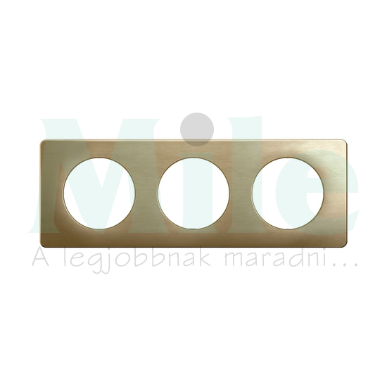 Céliane 3-as keret, selyemfényű bronz