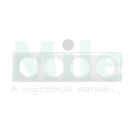 Céliane 4-es keret, kristály fehér