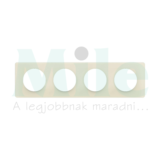 Céliane 4-es keret, mandulafehér